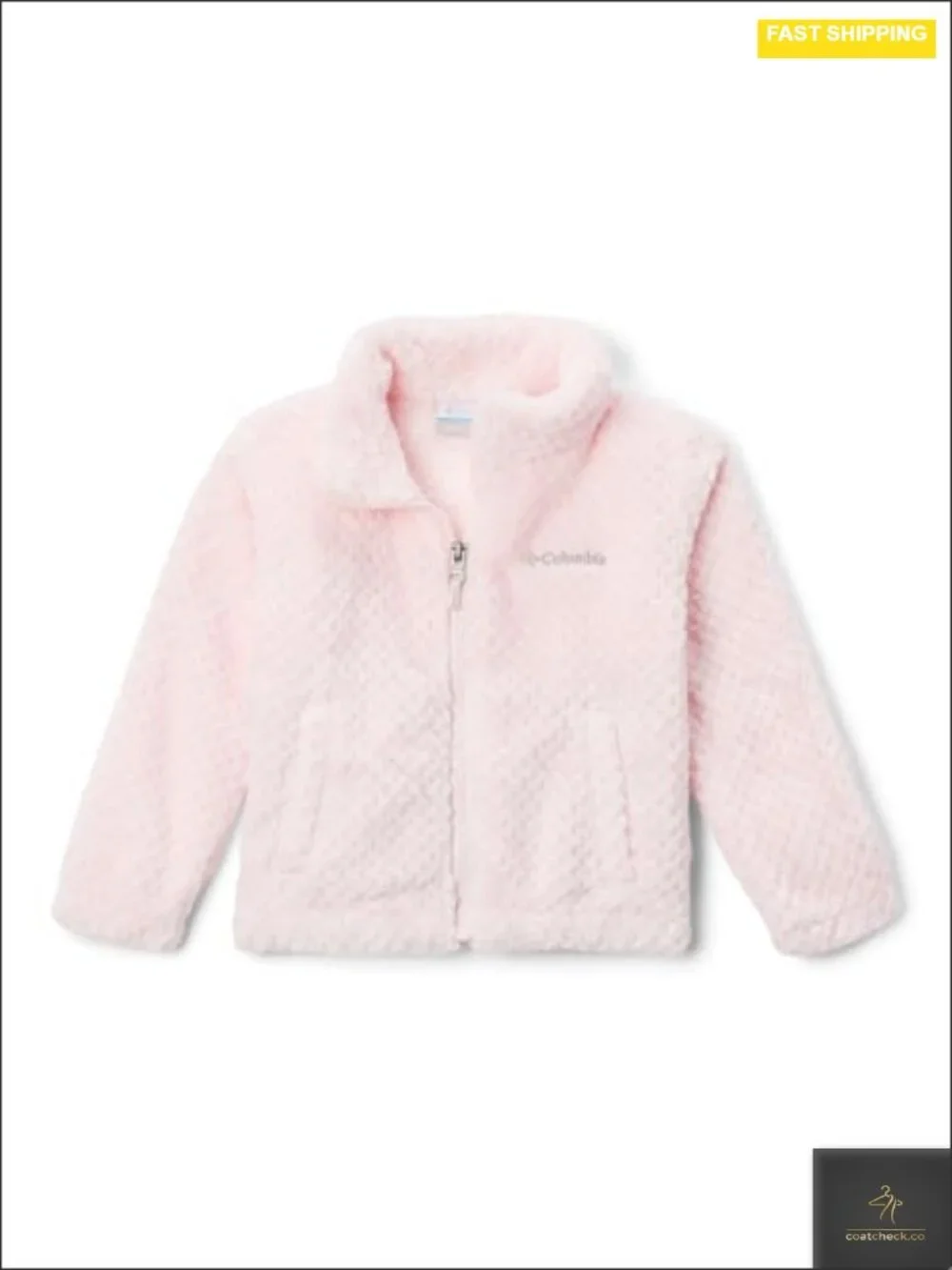 Kids Sherpa Fleece Full Zip Jacket Warm Winter Coat